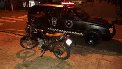ROMU apreende moto com chassi suprimido