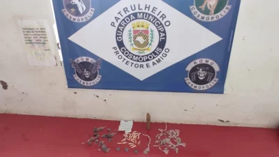 Acusado de tráfico de entorpecentes é preso pela Polícia Municipal