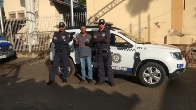 Polícia Municipal recupera celular perdido