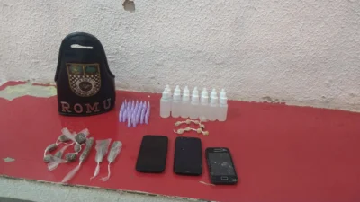 Cocaína, maconha, crack e lança-perfume são apreendidos