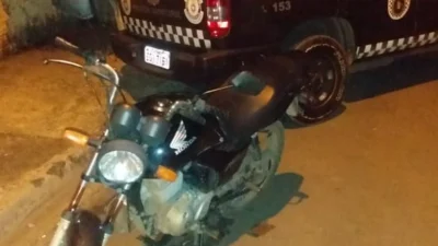 Moto furtada é recuperada pela ROMU