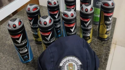 Polícia Municipal prende indivíduo que furtou desodorantes em supermercado