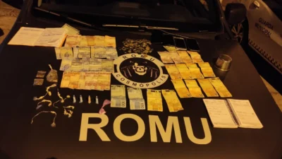 ROMU prende dupla acusada de tráfico de drogas em suposto comércio