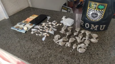 Acusado de tráfico de drogas é preso pela ROMU no Cidade Alta