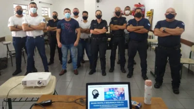 Guardas Municipais participam de instrução sobre Saúde Mental