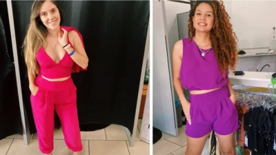 Experimente a praticidade de um conjunto feminino