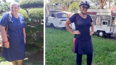 Ela mudou seu modo de vida e perdeu 27 quilos em menos de um ano