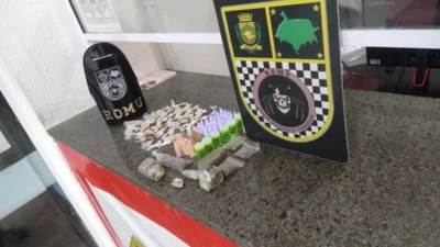 ROMU localiza drogas no beco