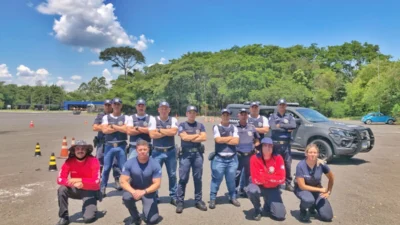Policiais Municipais participam de treinamento de direção veicular