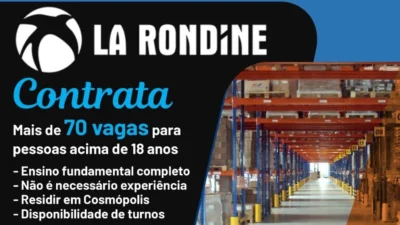Empresa está selecionando pessoas para mais de 70 vagas