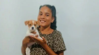 Maria Eduarda Alves Ferreira e seu xodó, Kyara
