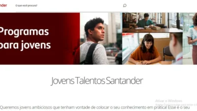 Santander abre inscrições para seu Programa de Estágio 2022