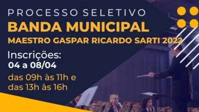 Villa Musical abre processo seletivo para Bolsista I e II