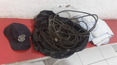 Polícia Municipal detém indivíduo com material de origem duvidosa
