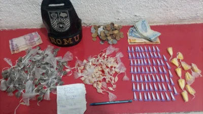 Acusado de tráfico de entorpecentes é preso pela GM