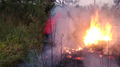 Gruta do Carrapicho tem princípio de incêndio