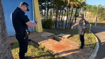 Vândalos furtam 200 m de cabos de cobre do Ginásio Municipal de Esportes