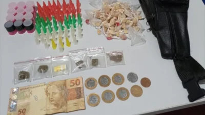 Homem é preso acusado de tráfico de entorpecentes