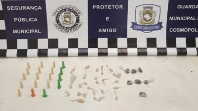 Crack, maconha e cocaína são encontrados dentro de cano de PVC