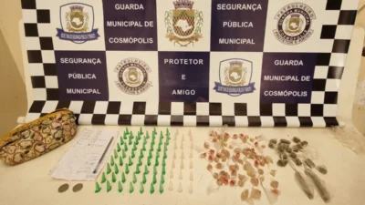 GM localiza drogas em área de mata no Cidade Alta