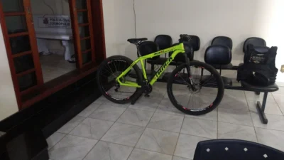 Mountain bike roubada é recuperada pela ROMU