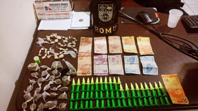 Acusado de tráfico de drogas é detido pela ROMU