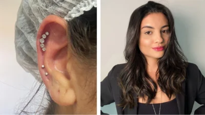 Amor em forma de piercing