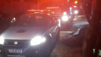 Incêndio em prédio deixa 10 famílias desabrigadas