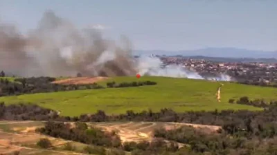 Defesa Civil combate focos de incêndio na ‘Gruta do Pão de Açúcar’