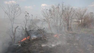Dois incêndios mobilizam trabalho da Defesa Civil no mesmo dia
