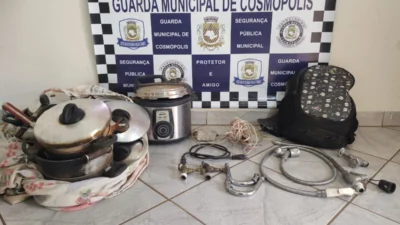 GM prende acusado de furto à residência no Parque dos Girassóis