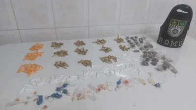 ROMU apreende 270 porções de entorpecentes no Cidade Alta