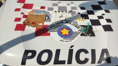 Polícia Militar prende encanador acusado de tráfico de drogas