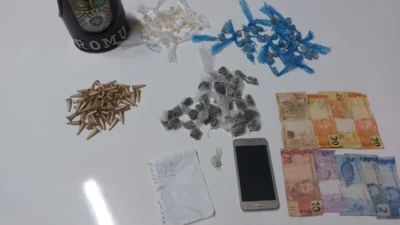 Homem é preso acusado de tráfico de entorpecentes