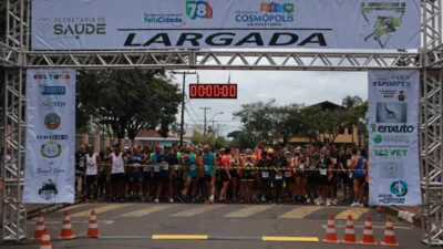 Corrida e caminhada encerram as atividades esportivas de aniversário