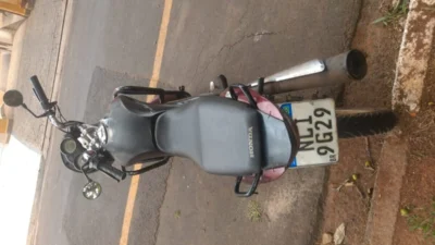 Motocicleta com chassi raspado é apreendida pela GM