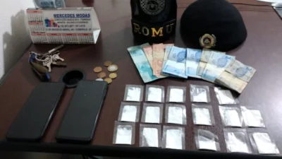 Dono de bar é preso acusado de tráfico de drogas e oferece propina para equipe de ROMU