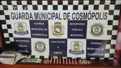 Indivíduo é preso com cocaína, crack e dinheiro