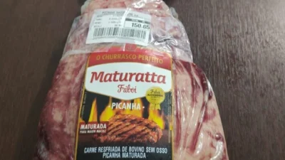 Indivíduo é preso após furtar picanha de supermercado