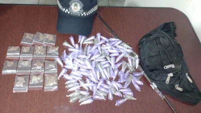 Guarda Municipal localiza mais de 130 porções de drogas em quintal
