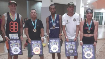 Cosmopolenses são medalhistas na ‘Corrida do Rock’ em Limeira