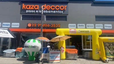 Kaza Deccor Pisos e Acabamentos inaugura loja em Cosmópolis