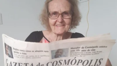 Leitora da Gazeta de Cosmópolis coleciona exemplares há mais de 20 anos