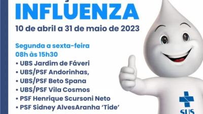 Campanha de Vacinação contra a Gripe segue até 31 de maio