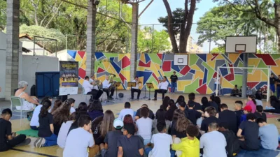 Academia Jovens Músicos realiza Concertos Didáticos em escolas públicas de Cosmópolis