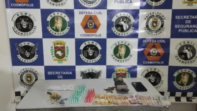 Acusado de tráfico é preso após tentar se esconder atrás de vasos de plantas
