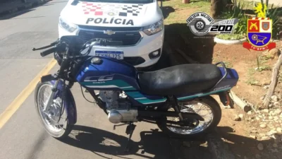 Polícia Militar prende acusado de tráfico de drogas e adulteração de chassi de moto