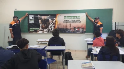Defesa Civil de Cosmópolis realiza campanha de conscientização sobre queimadas nas escolas