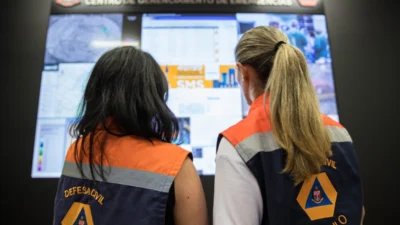 Defesa Civil alerta para fortes chuvas e rajadas de vento