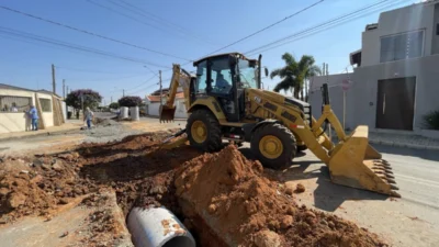 Ruas e avenidas recebem novas galerias para os escoamentos de águas das chuvas